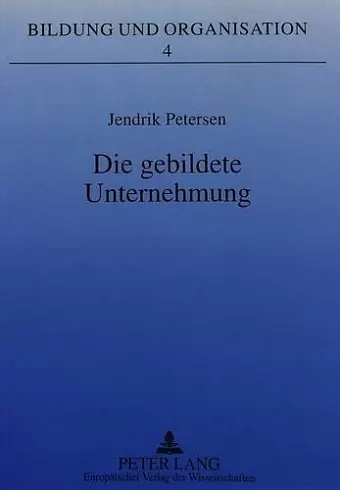 Die Gebildete Unternehmung cover