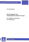 Social Support Und Gesundheit Bei Aelteren Frauen cover