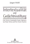 Intertextualitaet und Gedaechtnisstiftung cover