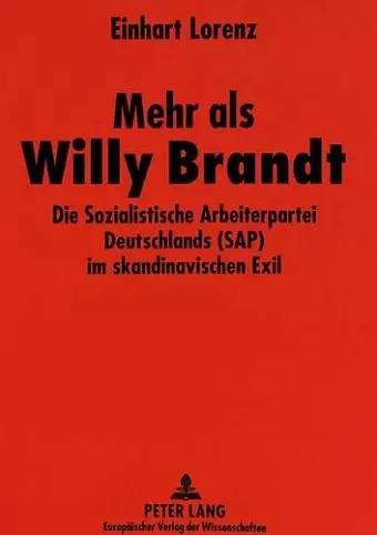 Mehr ALS Willy Brandt cover