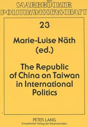 Republic of China on Taiwan in International Politics cover