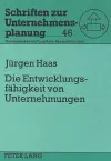 Die Entwicklungsfaehigkeit Von Unternehmungen cover