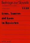 Genus, Numerus Und Kasus Im Russischen cover