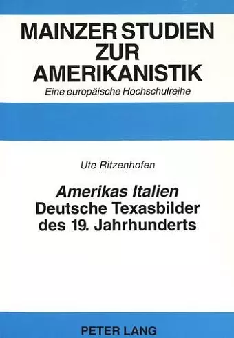 «Amerikas Italien» cover