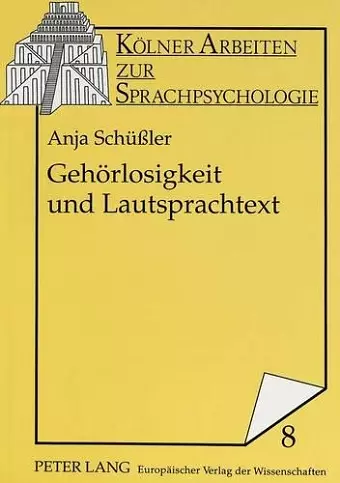 Gehoerlosigkeit Und Lautsprachtext cover