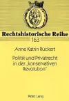 Politik Und Privatrecht in Der «Konservativen Revolution» cover