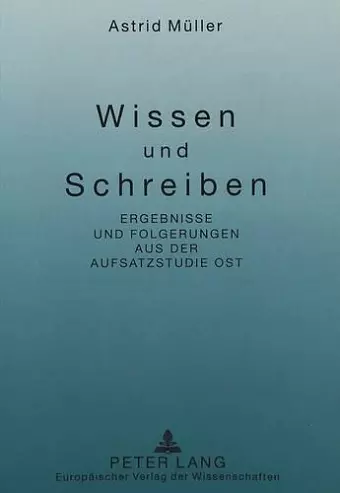 Wissen Und Schreiben cover