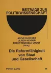 Die Reformfaehigkeit Von Staat Und Gesellschaft cover