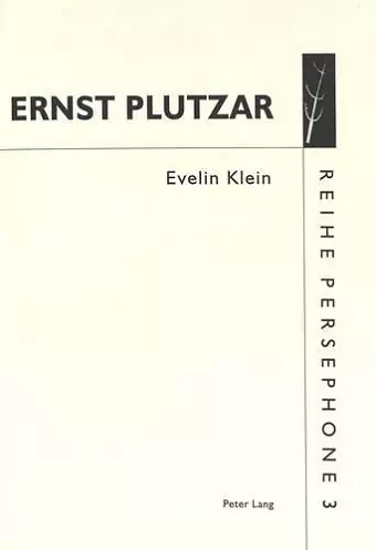 Ernst Plutzar cover