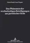 Das Phaenomen Der Wechselseitigen Beteiligungen Aus Juristischer Sicht cover