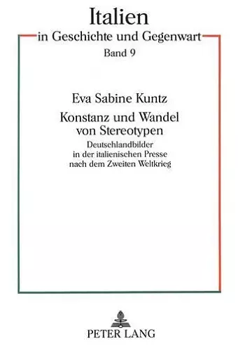 Konstanz Und Wandel Von Stereotypen cover