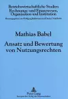 Ansatz Und Bewertung Von Nutzungsrechten cover