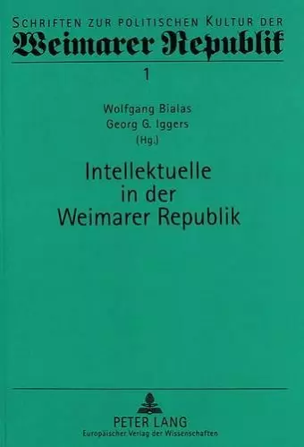 Intellektuelle in Der Weimarer Republik cover