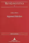 Argument Selection cover