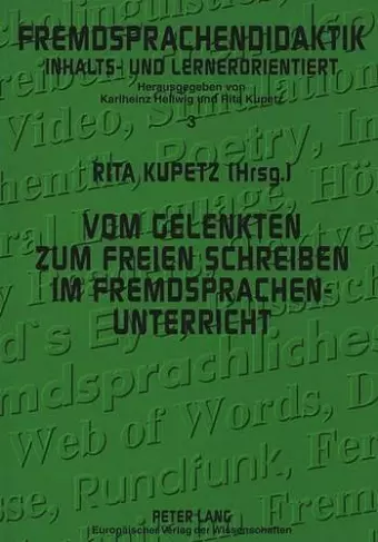 Vom Gelenkten Zum Freien Schreiben Im Fremdsprachenunterricht cover