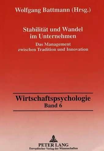 Stabilitaet Und Wandel Im Unternehmen cover