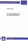 Formelle Disziplinierung Im Jugendstrafvollzug cover