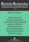 Das Deutsche Insiderstrafrecht Unter Beruecksichtigung Strafrechtlicher Konsequenzen Fuer Kreditinstitute Und Prozessualer Durchsetzung cover