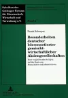 Besonderheiten Deutscher Boersennotierter Gemischtwirtschaftlicher Aktiengesellschaften cover