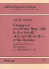 Koenigszeit Und Fruehe Republik in Der Schrift «De Viris Illustribus Urbis Romae» cover