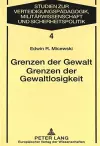 Grenzen Der Gewalt- Grenzen Der Gewaltlosigkeit cover