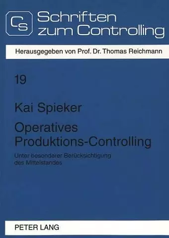 Operatives Produktions-Controlling cover