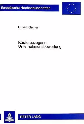 Kaeuferbezogene Unternehmensbewertung cover