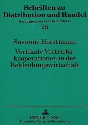 Vertikale Vertriebskooperationen in Der Bekleidungswirtschaft cover