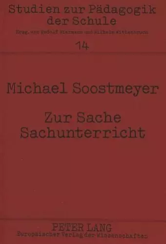 Zur Sache Sachunterricht cover