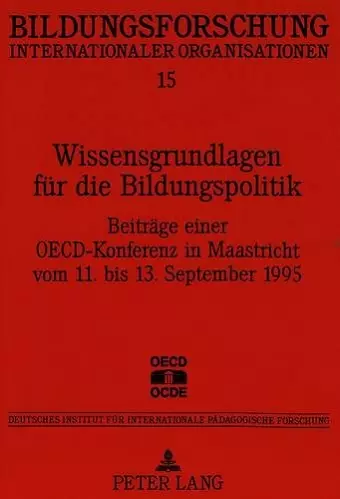 Wissensgrundlagen Fuer Die Bildungspolitik cover