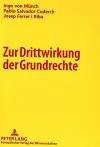 Zur Drittwirkung Der Grundrechte cover