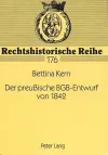 Der Preußische Bgb-Entwurf Von 1842 cover