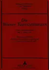 Die Wiener Tageszeitungen cover