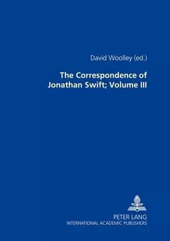 The Correspondence of Jonathan Swift, D. D. cover