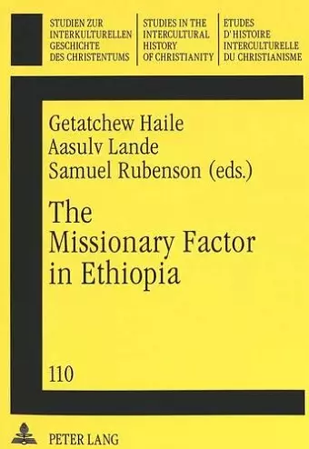 Missionary Factor in Ethiopia cover