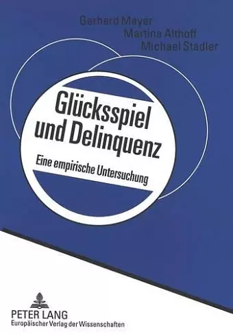 Gluecksspiel Und Delinquenz cover