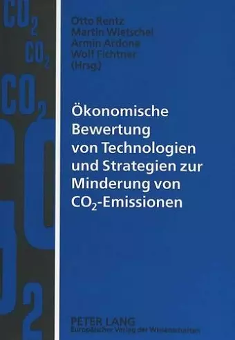 Oekonomische Bewertung Von Technologien Und Strategien Zur Minderung Von Co2-Emissionen cover