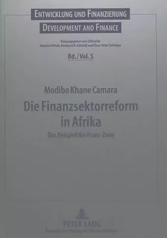 Die Finanzsektorreform in Afrika cover