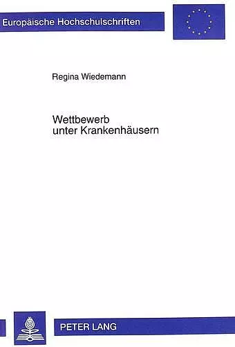 Wettbewerb Unter Krankenhaeusern cover