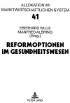 Reformoptionen Im Gesundheitswesen cover