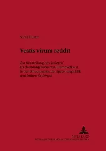 Vestis Virum Reddit cover