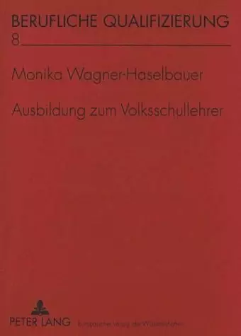 Ausbildung Zum Volksschullehrer cover