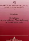 Erziehung Zu Europaeischer Verstaendigung in Der Grundschule cover