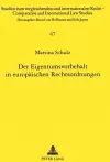 Der Eigentumsvorbehalt in Europaeischen Rechtsordnungen cover