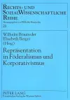 Repraesentation in Foederalismus Und Korporativismus cover