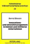 Innovations- Und Umweltmanagement in Kleinen Und Mittleren Unternehmen cover