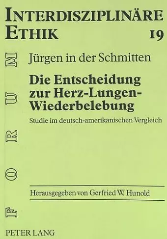 Die Entscheidung Zur Herz-Lungen-Wiederbelebung cover