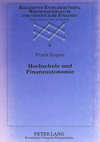 Hochschule Und Finanzautonomie cover