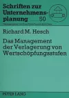 Das Management Der Verlagerung Von Wertschoepfungsstufen cover