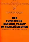 Der Funktionsbereich «Passiv» Im Franzoesischen cover